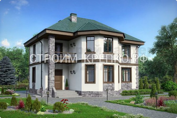 Проект газобетонного дома  С-009_1